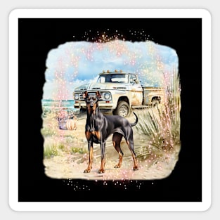 Dog - Doberman Pinscher Magnet